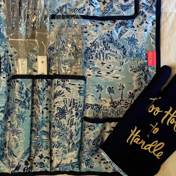 NEW Lilly Pulitzer GWP Grill Set - Picture 4 of 5